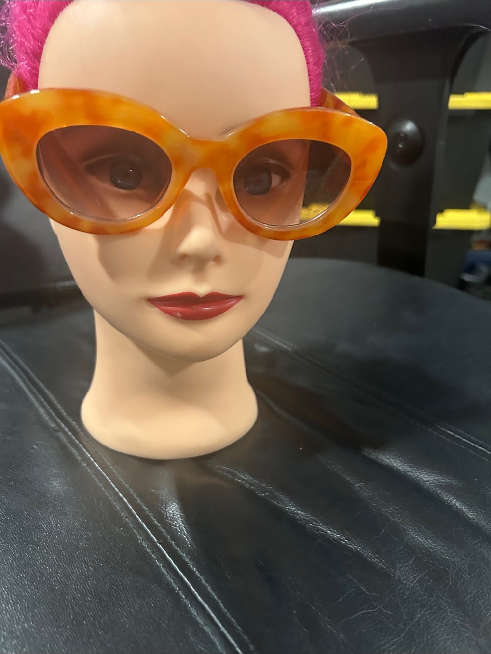 Retro Cat-Eye Sunglasses in Amber Tortoise - Women Accessories
